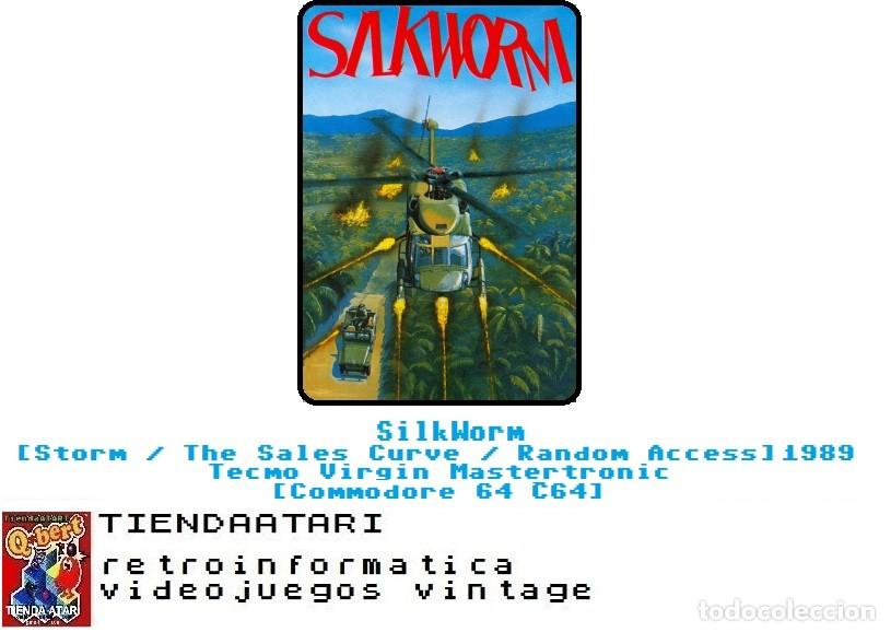 Videojuegos y consolas: SilkWorm [Storm / The Sales Curve / Random Access] 1989 Tecmo Virgin Mastertronic [Commodore 64 C64] - Foto 5
