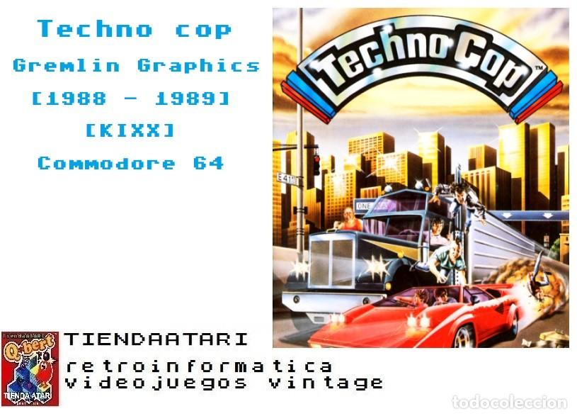 Videojuegos y consolas: Techno Cop [Gremlin Graphics] [1988 - 1989] [KIXX] [Commodore 64 C64] Technocop - Foto 5