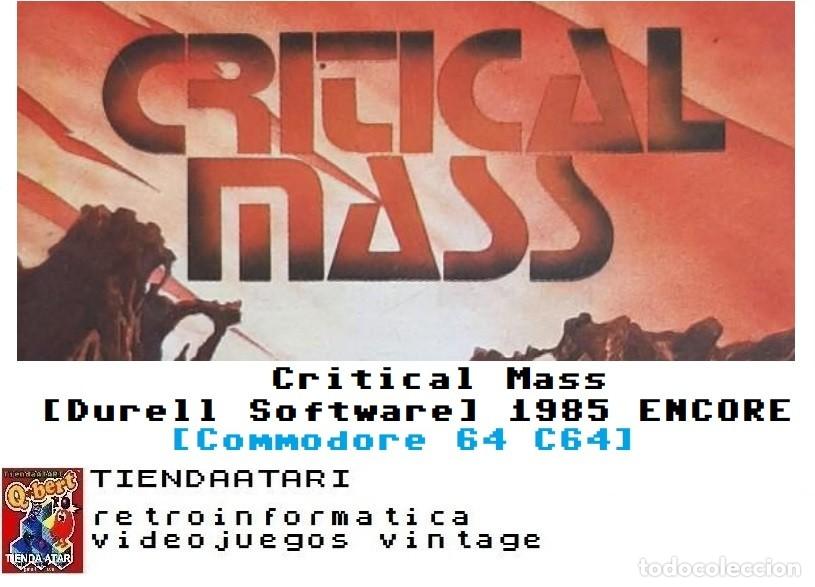 Videojuegos y consolas: Critical Mass [Durell Software] 1985 - ENCORE [Commodore 64 C64 C128] - Foto 3