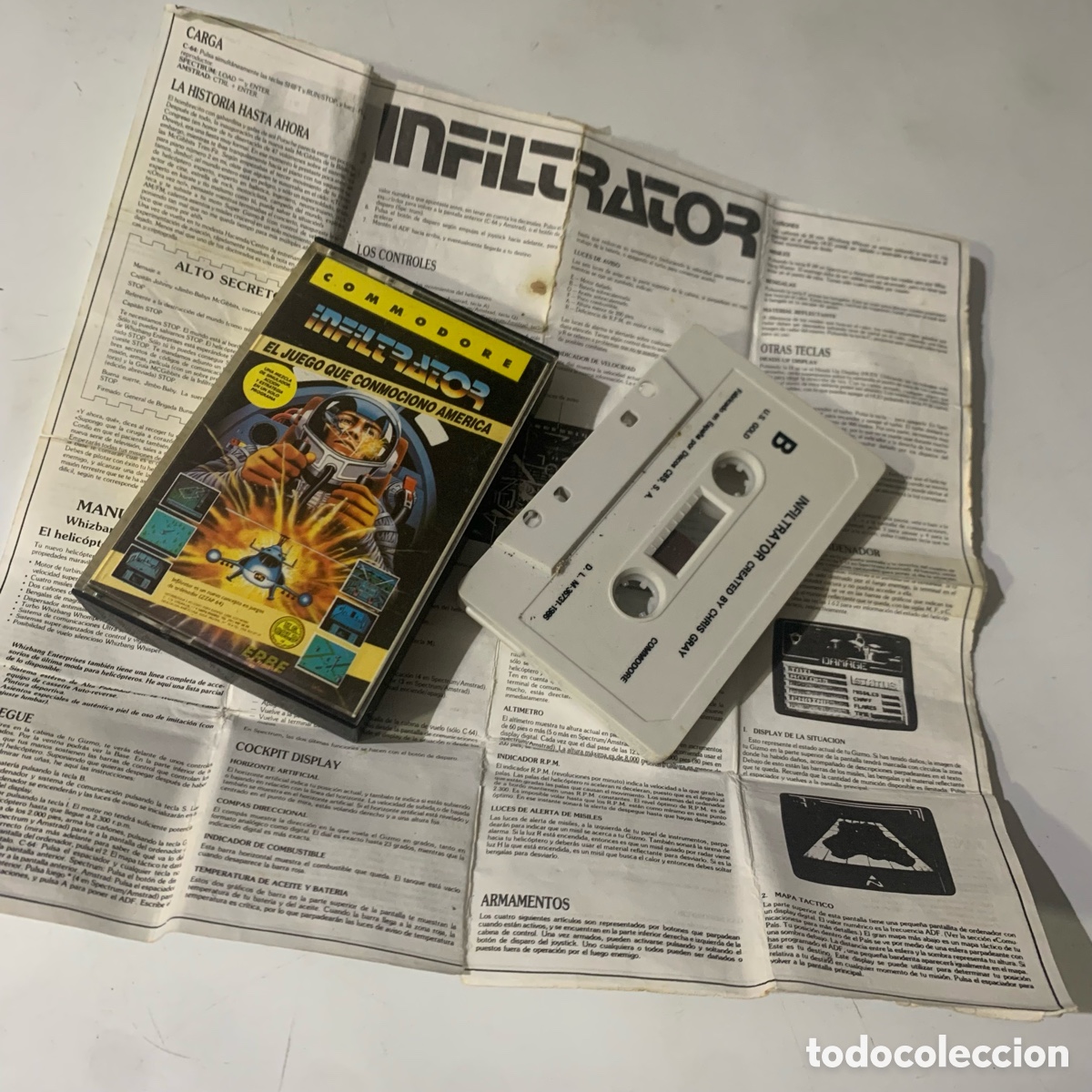 Videojuegos y consolas: juedo de ordenador commodore infiltrator - Foto 1