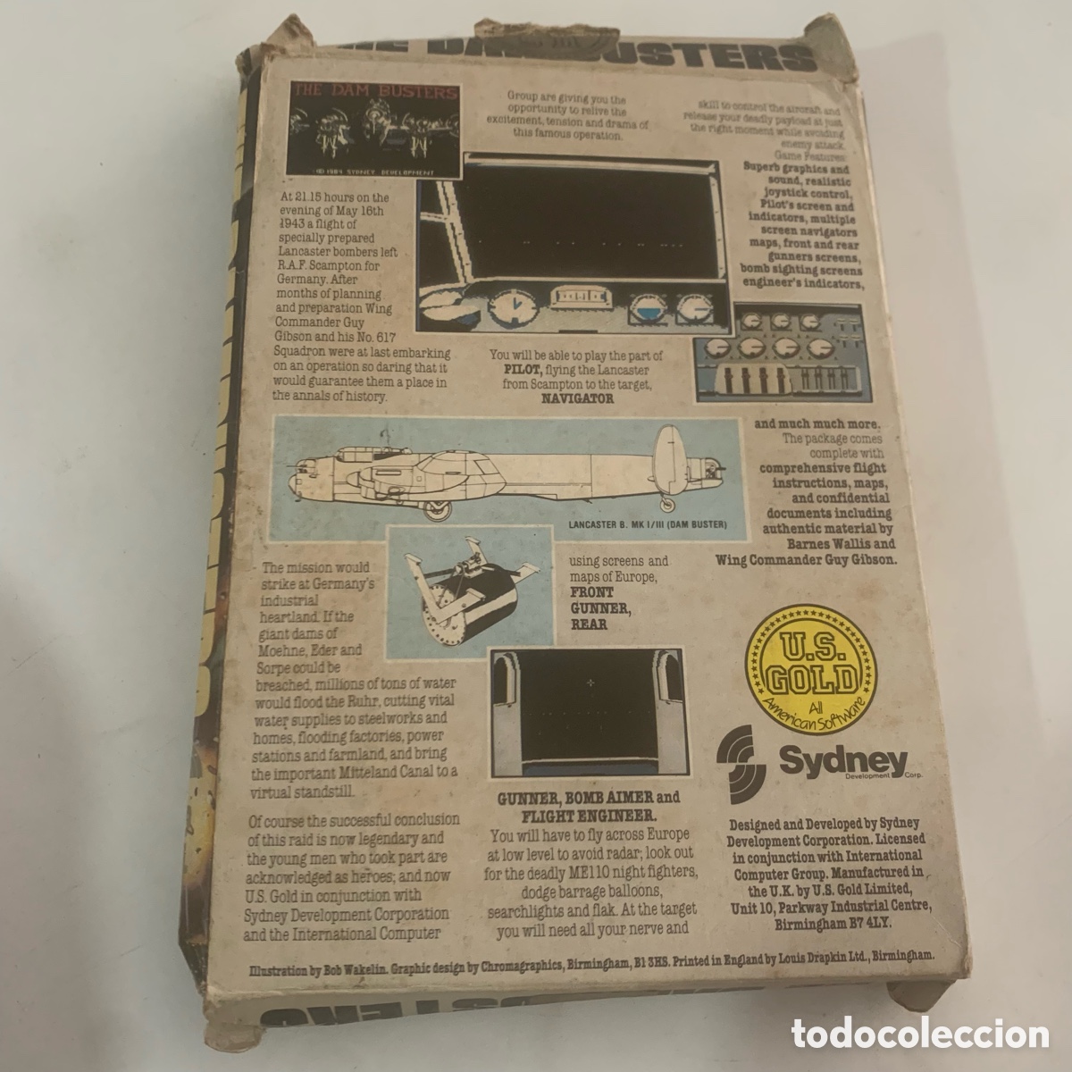 Videojuegos y consolas: JUEGO DE ORDENADOR COMMODORE THE DAM BUSTERS - Foto 2