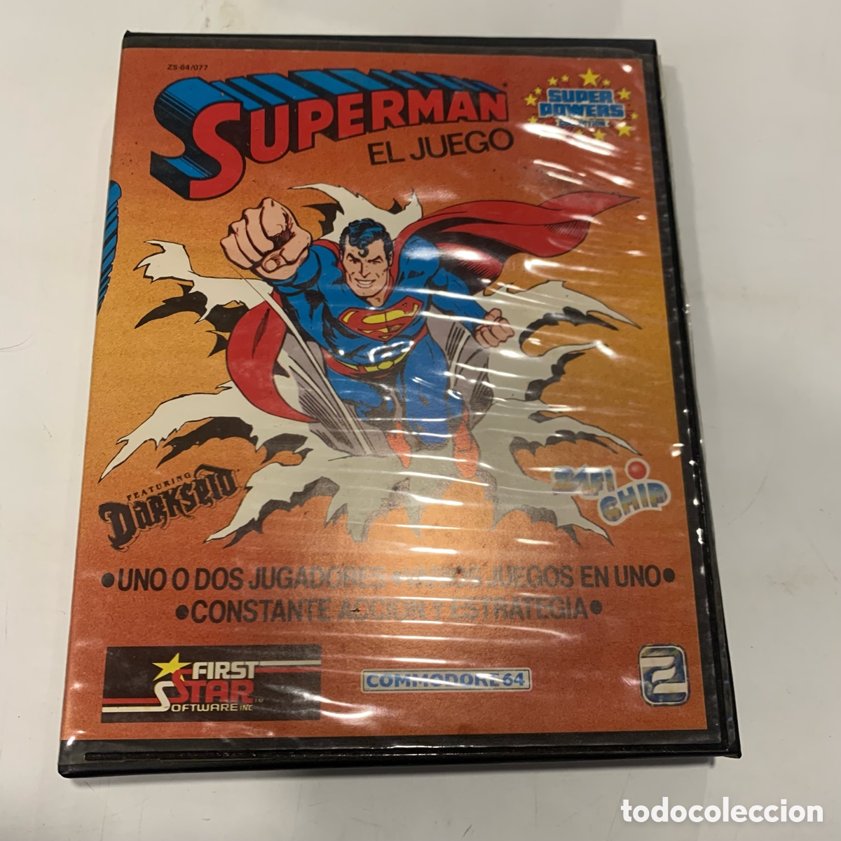Videojuegos y consolas: juego de ordenador commodore 64 superman el juego - Foto 1