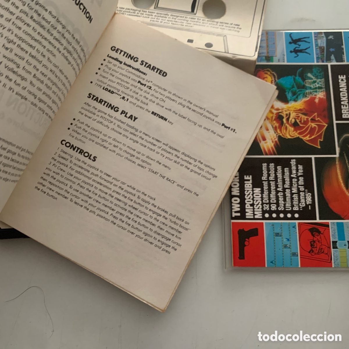 Videojuegos y consolas: JUEGO DE ORDENADOR COMMODORE 64 PITSTOP II - Foto 3