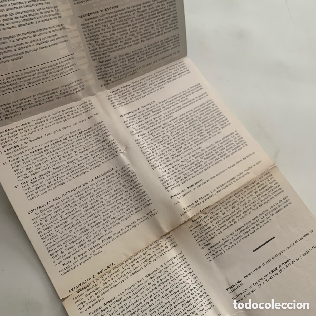 Videojuegos y consolas: juego de ordenador commodore 64 beach head II - Foto 4