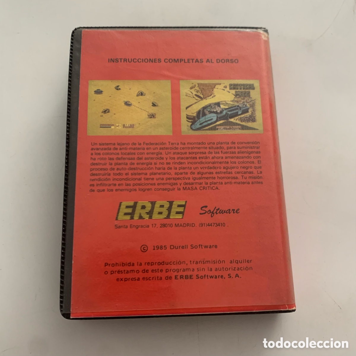Videojuegos y consolas: juego de ordenador commodore 64 critical mass - Foto 3