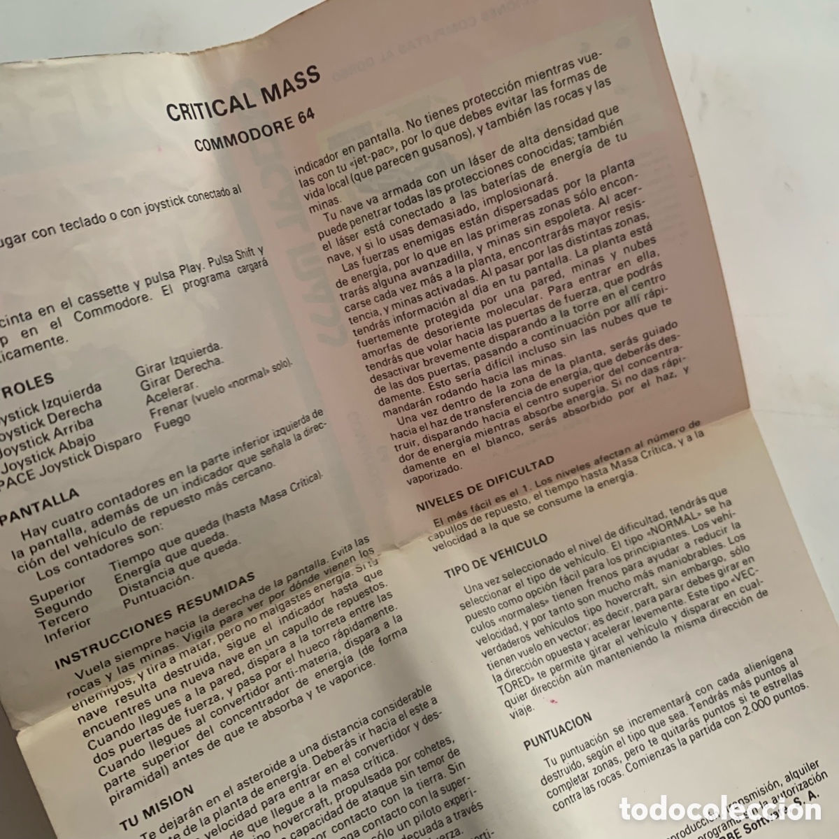 Videojuegos y consolas: juego de ordenador commodore 64 critical mass - Foto 4