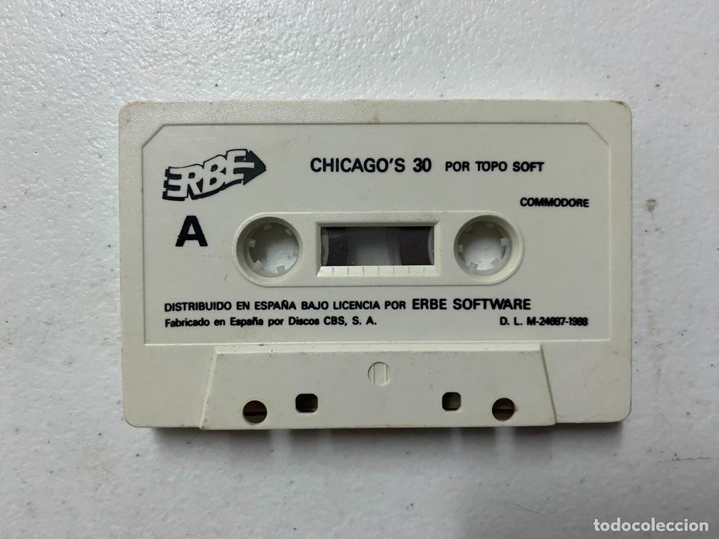 Videojuegos y consolas: CHICAGOS 30 + SILENT SHADOW - VIDEOJUEGO COMMODORE 64 - C-64 - Foto 1