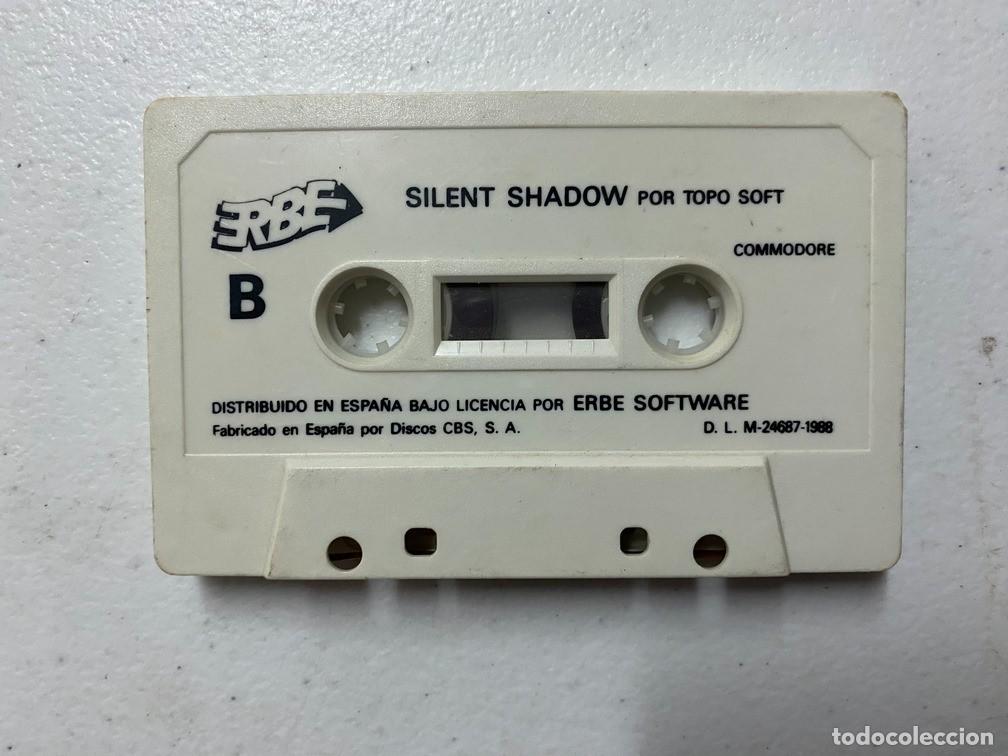 Videojuegos y consolas: CHICAGOS 30 + SILENT SHADOW - VIDEOJUEGO COMMODORE 64 - C-64 - Foto 2