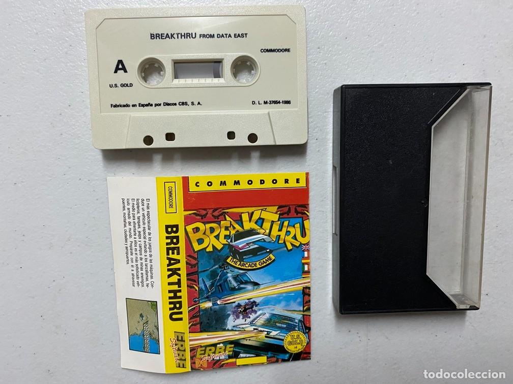 Videojuegos y consolas: BREAKTHRU de ERBE - VIDEOJUEGO COMMODORE 64 - C-64 - Foto 2