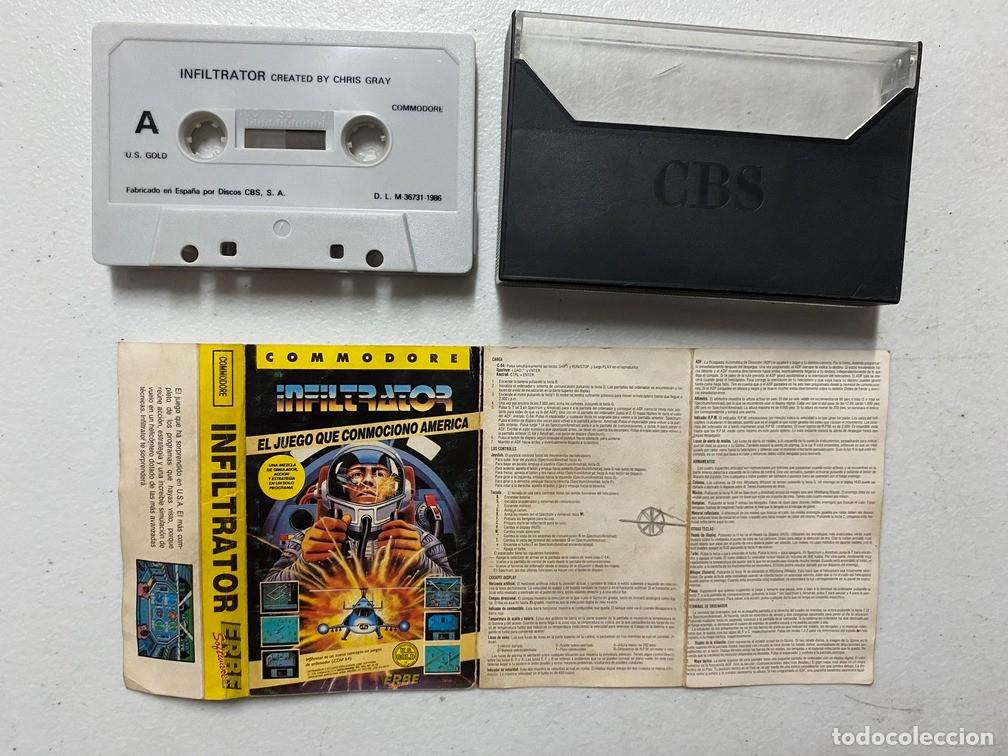 Videojuegos y consolas: INFILTRATOR de ERBE - VIDEOJUEGO COMMODORE 64 - C-64 - Foto 2