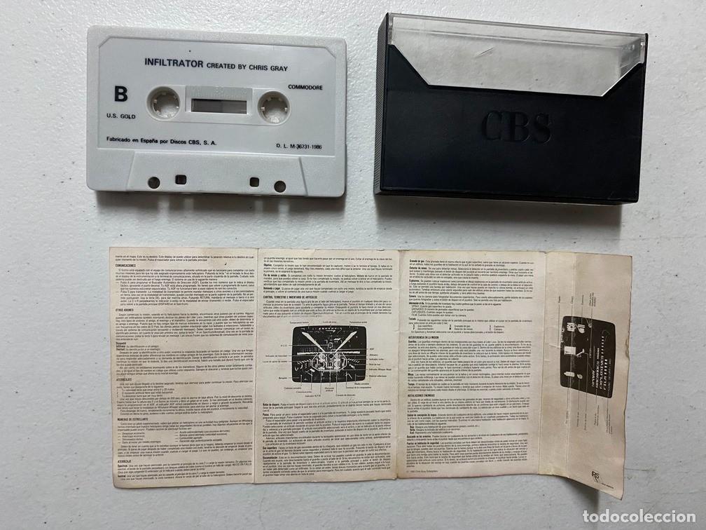 Videojuegos y consolas: INFILTRATOR de ERBE - VIDEOJUEGO COMMODORE 64 - C-64 - Foto 3