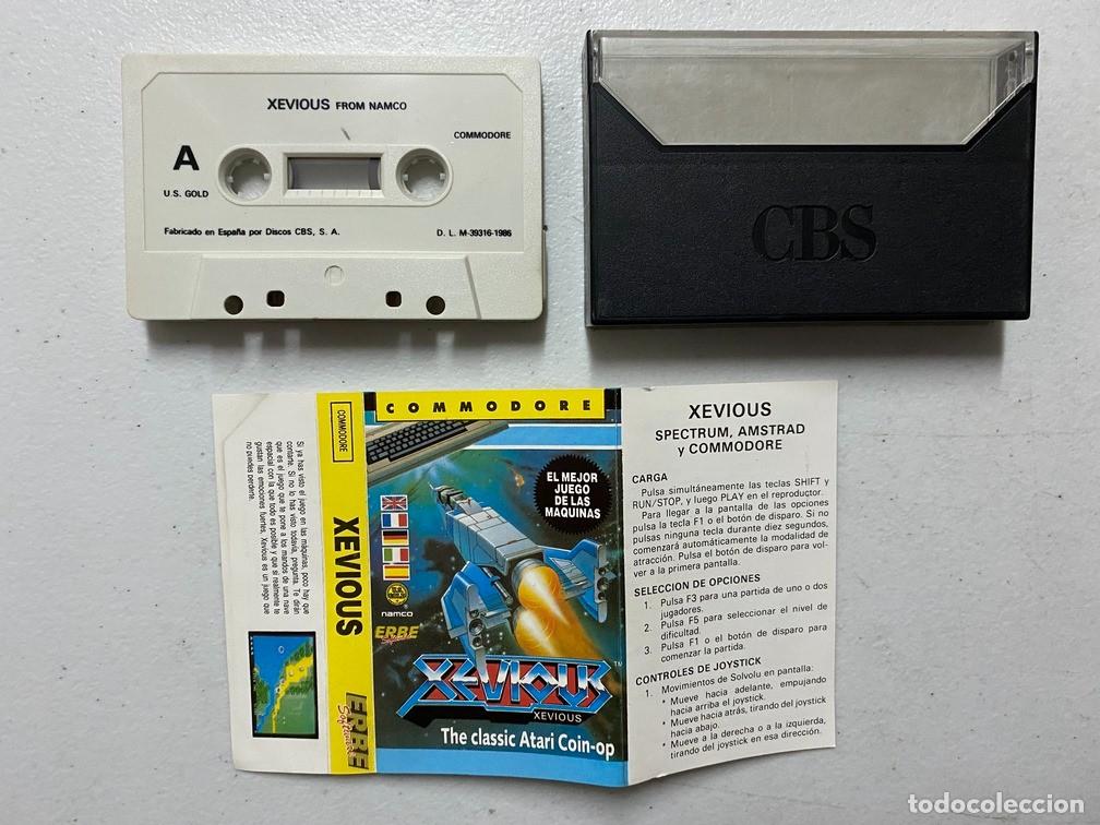 Videojuegos y consolas: XEVIOUS de ERBE - VIDEOJUEGO COMMODORE 64 - C-64 - Foto 2