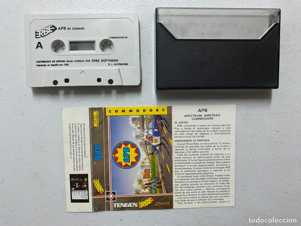 Videojuegos y consolas: APB de ERBE - VIDEOJUEGO COMMODORE 64 - C-64 - Foto 3