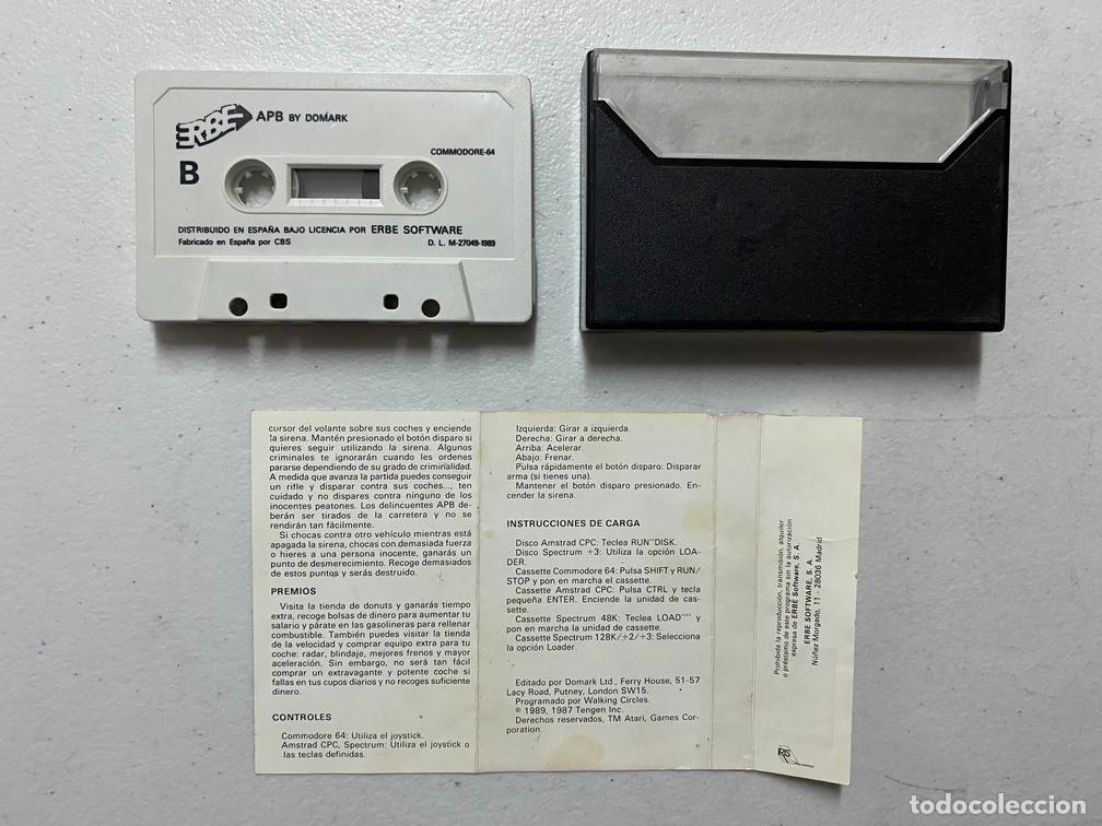 Videojuegos y consolas: APB de ERBE - VIDEOJUEGO COMMODORE 64 - C-64 - Foto 4
