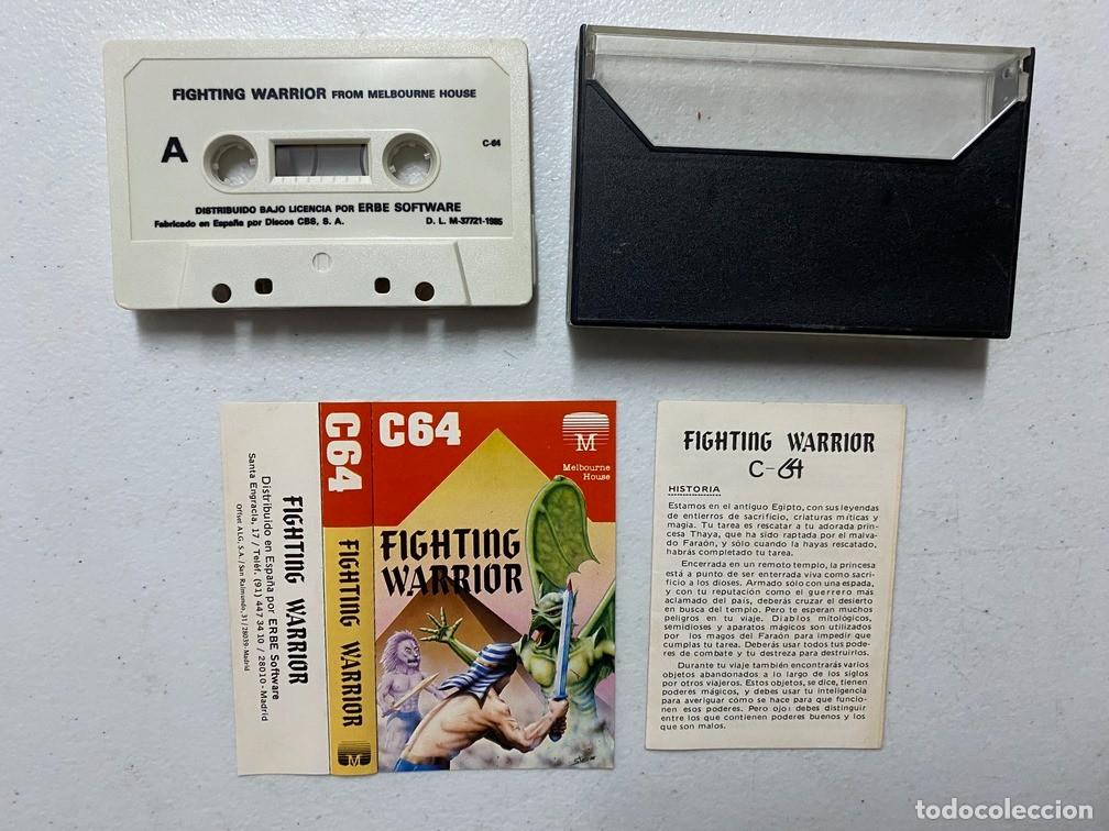 Videojuegos y consolas: FIGHTING WARRIOR - VIDEOJUEGO COMMODORE 64 - C-64 - Foto 2