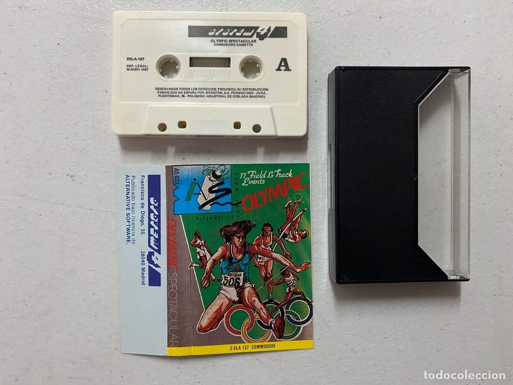 Videojuegos y consolas: OLYMPIC SPECTACULAR - VIDEOJUEGO COMMODORE 64 - C-64 - Foto 2