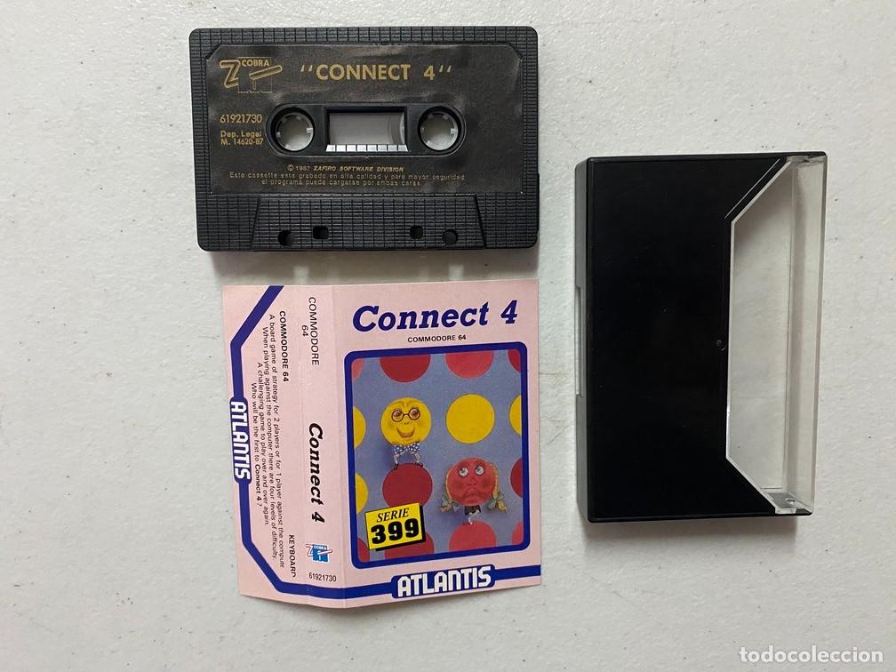 Videojuegos y consolas: CONNECT 4 - VIDEOJUEGO COMMODORE 64 - C-64 - Foto 2