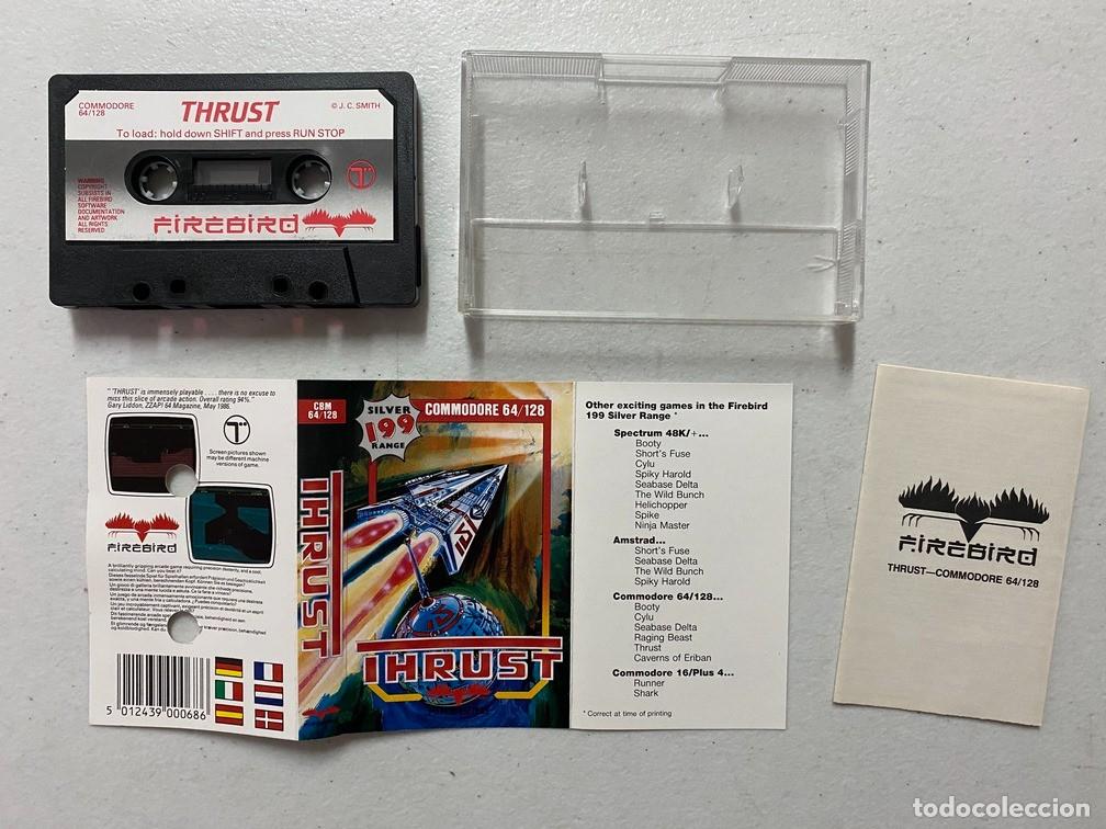 Videojuegos y consolas: THRUST - VIDEOJUEGO COMMODORE 64 - C-64 - Foto 3