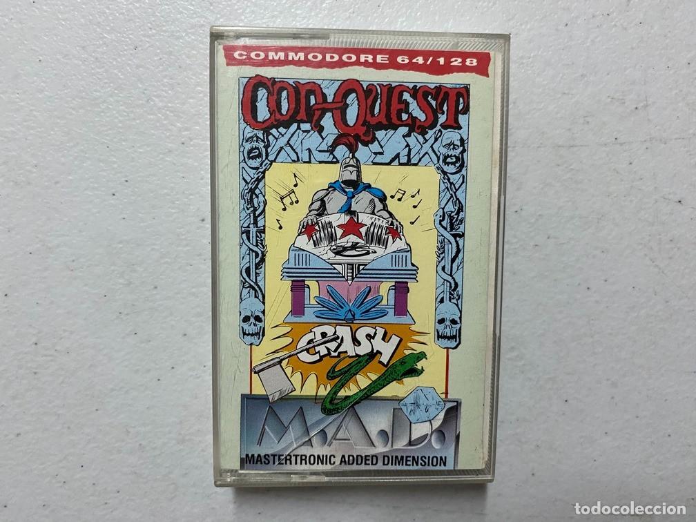 Videojuegos y consolas: CON-QUEST - VIDEOJUEGO COMMODORE 64 - C-64 - Foto 1