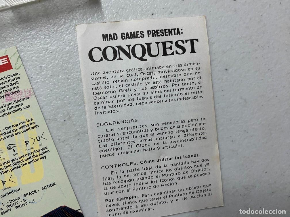 Videojuegos y consolas: CON-QUEST - VIDEOJUEGO COMMODORE 64 - C-64 - Foto 4