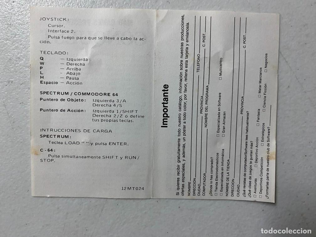 Videojuegos y consolas: CON-QUEST - VIDEOJUEGO COMMODORE 64 - C-64 - Foto 5