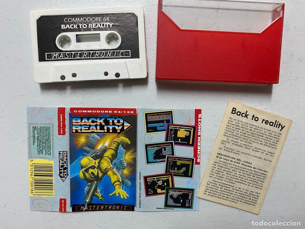 Videojuegos y consolas: BACK TO REALITY - VIDEOJUEGO COMMODORE 64 - C-64 - Foto 2