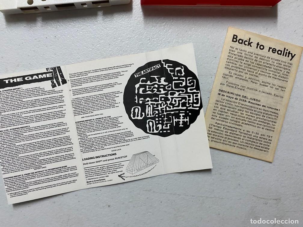 Videojuegos y consolas: BACK TO REALITY - VIDEOJUEGO COMMODORE 64 - C-64 - Foto 3