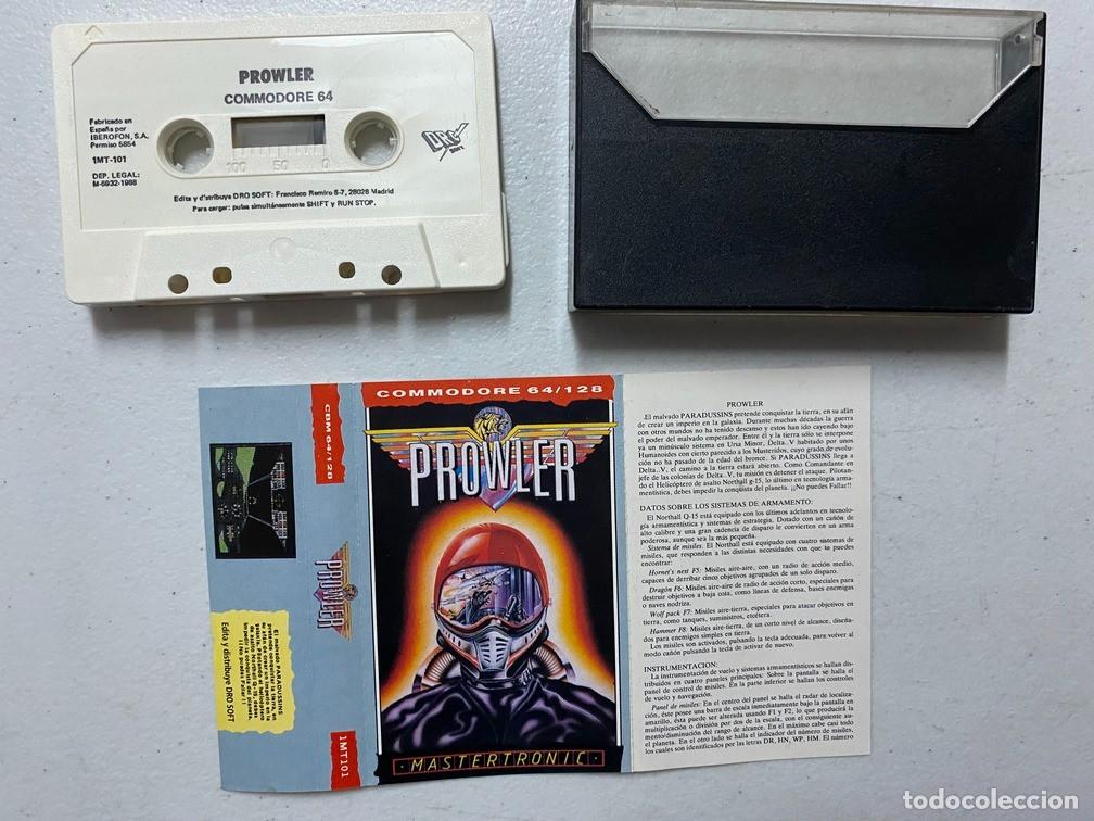 Videojuegos y consolas: PROWLER - VIDEOJUEGO COMMODORE 64 - C-64 - Foto 2