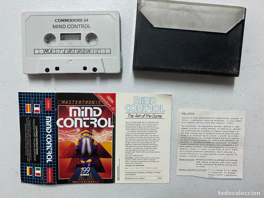 Videojuegos y consolas: MIND CONTROL - VIDEOJUEGO COMMODORE 64 - C-64 - Foto 2