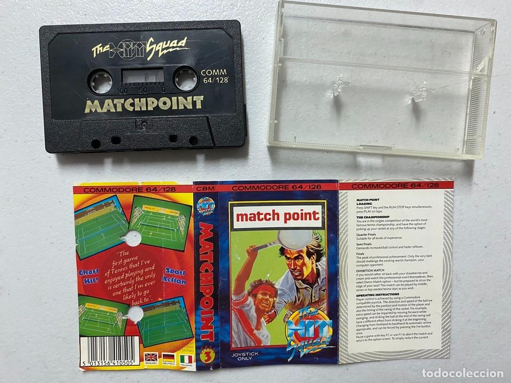 Videojuegos y consolas: MATCH POINT - VIDEOJUEGO COMMODORE 64 - C-64 - Foto 3