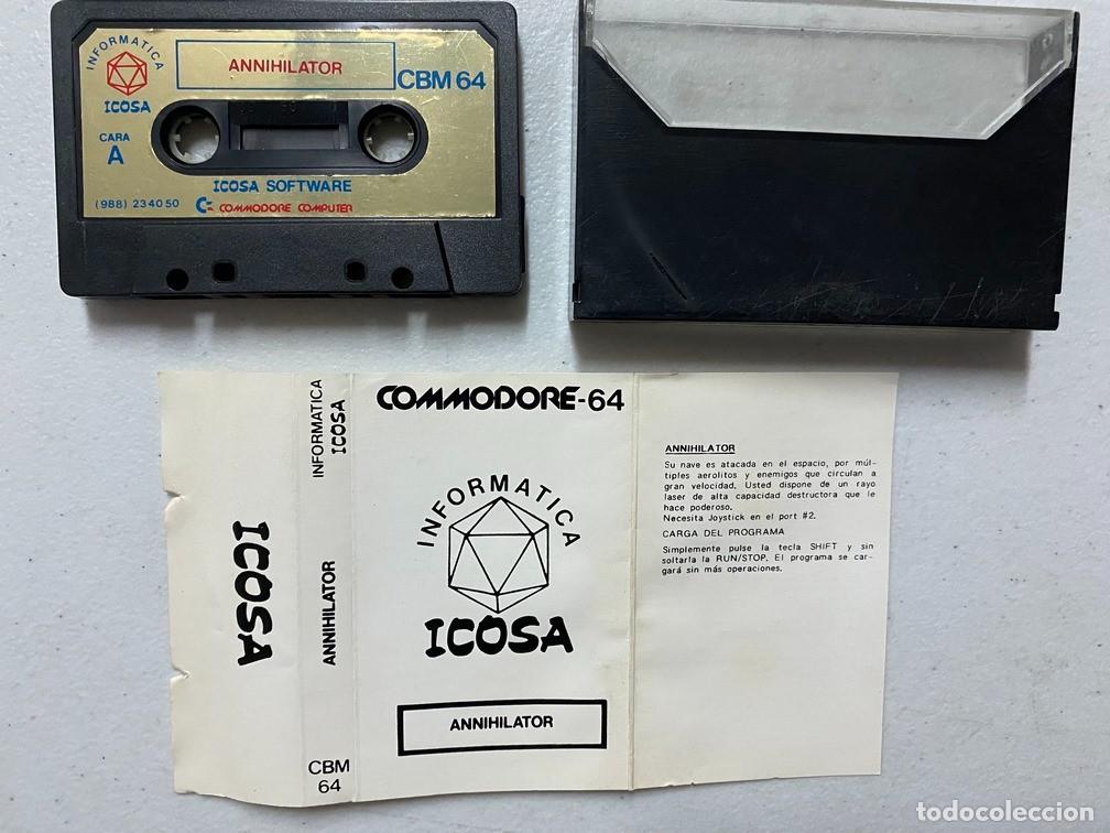 Videojuegos y consolas: ANNHILATOR - VIDEOJUEGO COMMODORE 64 - C-64 - Foto 2