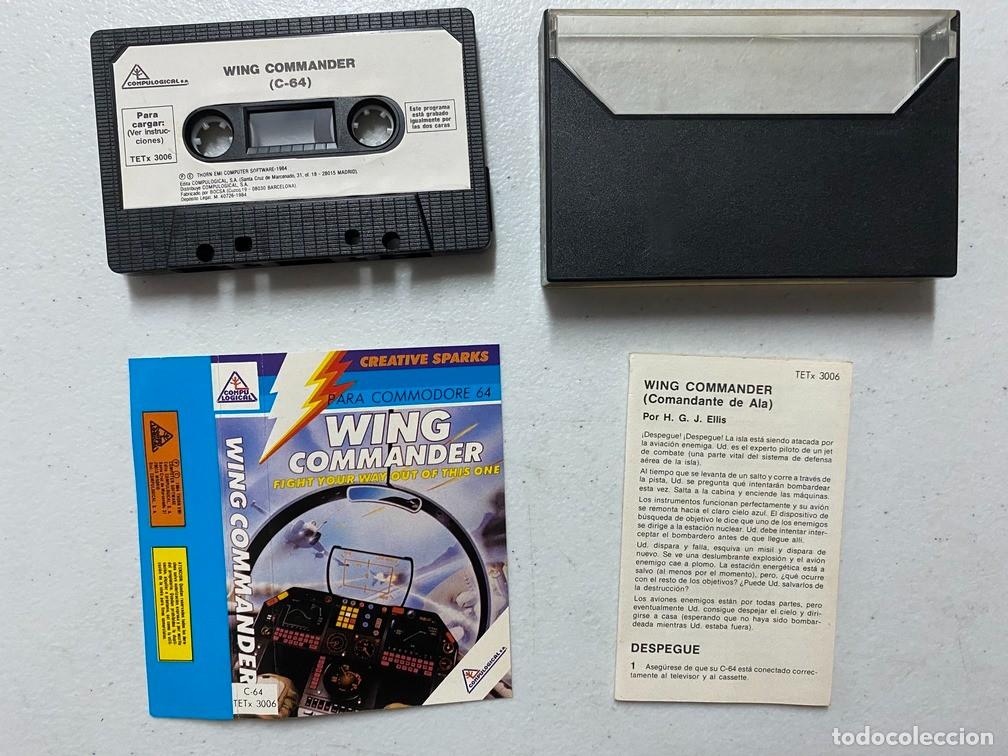 Videojuegos y consolas: WING COMMANDER - VIDEOJUEGO COMMODORE 64 - C-64 - Foto 2