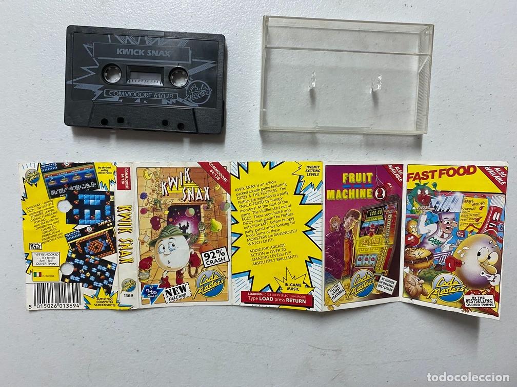 Videojuegos y consolas: KWIK SNAX - VIDEOJUEGO COMMODORE 64 - C-64 - Foto 3