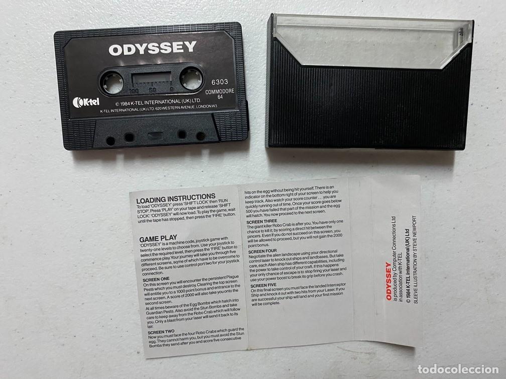 Videojuegos y consolas: ODYSSEY - VIDEOJUEGO COMMODORE 64 - C-64 - Foto 3