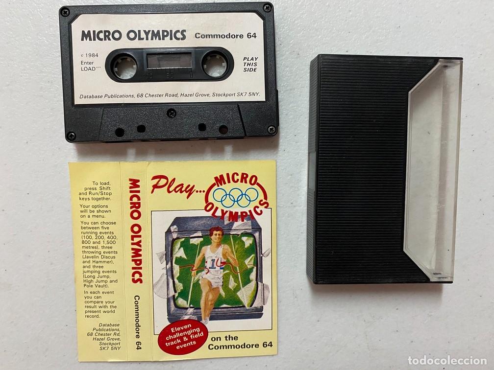 Videojuegos y consolas: MICRO OLYMPICS - VIDEOJUEGO COMMODORE 64 - C-64 - Foto 2