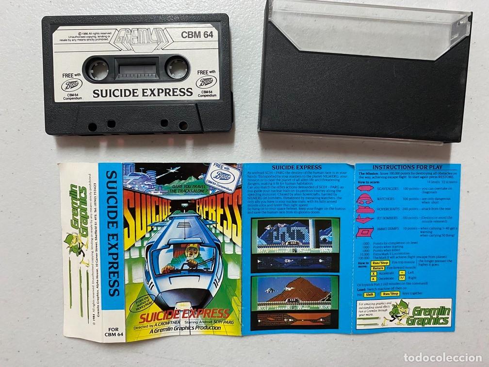 Videojuegos y consolas: SUICIDE EXPRESS - VIDEOJUEGO COMMODORE 64 - C-64 - Foto 2