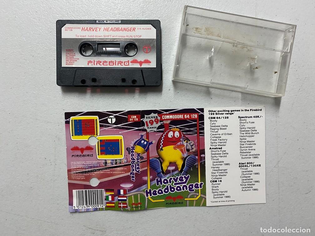 Videojuegos y consolas: HARVEY HEADBANGER - VIDEOJUEGO COMMODORE 64 - C-64 - Foto 3