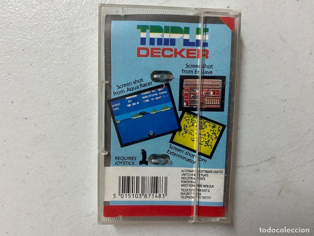 Videojuegos y consolas: AQUA RACER - VIDEOJUEGO COMMODORE 64 - C-64 - Foto 2