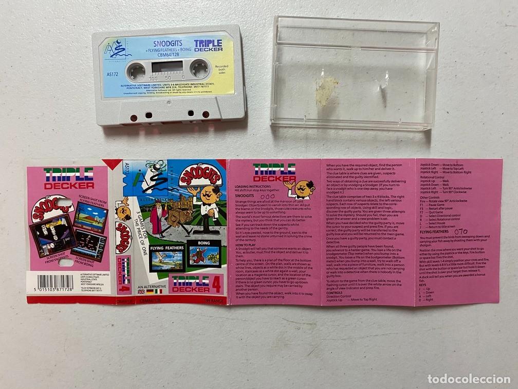 Videojuegos y consolas: SNODGITS - VIDEOJUEGO COMMODORE 64 - C-64 - Foto 3