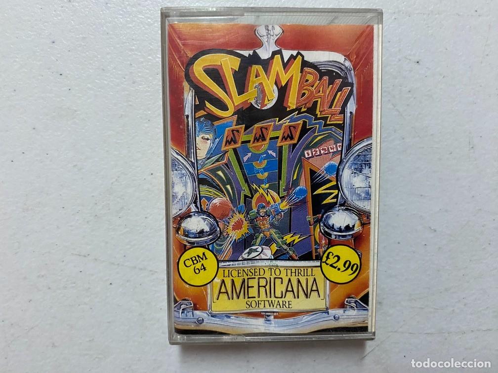 Videojuegos y consolas: SLAMBALL - VIDEOJUEGO COMMODORE 64 - C-64 - Foto 1