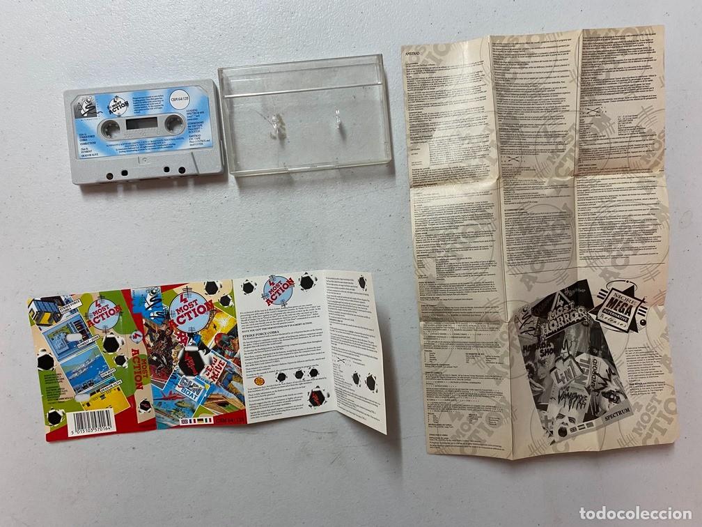 Videojuegos y consolas: 4 MOST ACTION - VIDEOJUEGO COMMODORE 64 - C-64 - Foto 3