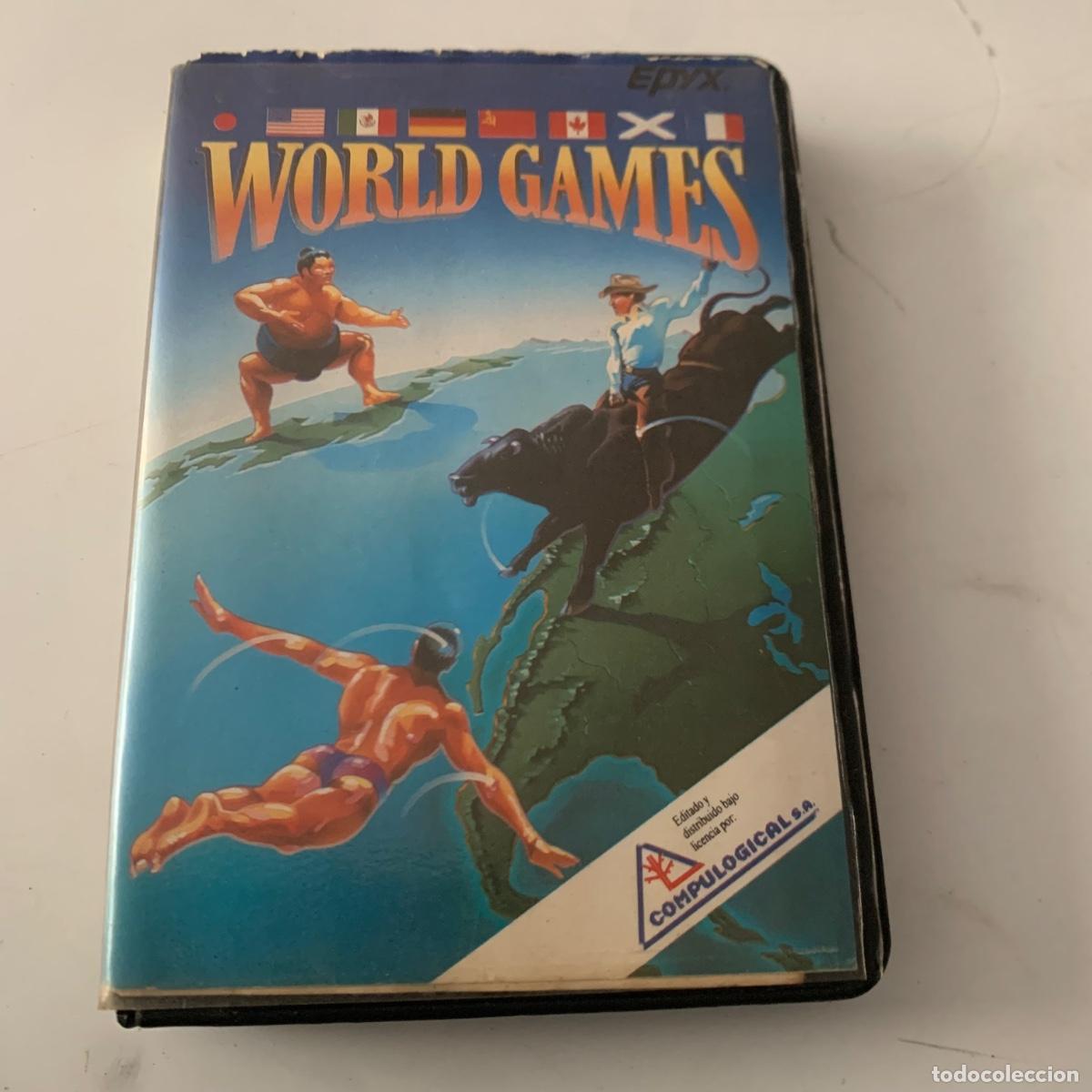 Videojuegos y consolas: juego de ordenador commodore 64 world games - Foto 1