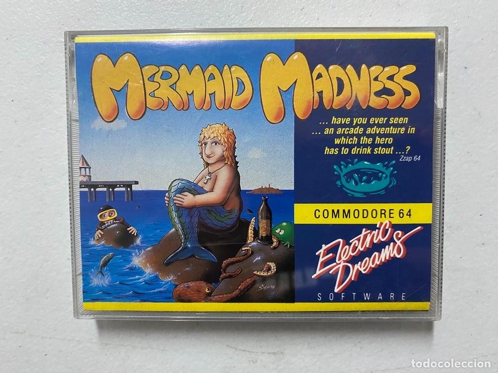 Videojuegos y consolas: MERMAID MADNESS - VIDEOJUEGO COMMODORE 64 - C-64 - Foto 1