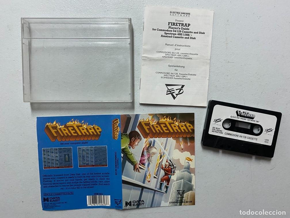 Videojuegos y consolas: FIRETRAP - VIDEOJUEGO COMMODORE 64 - C-64 - Foto 3