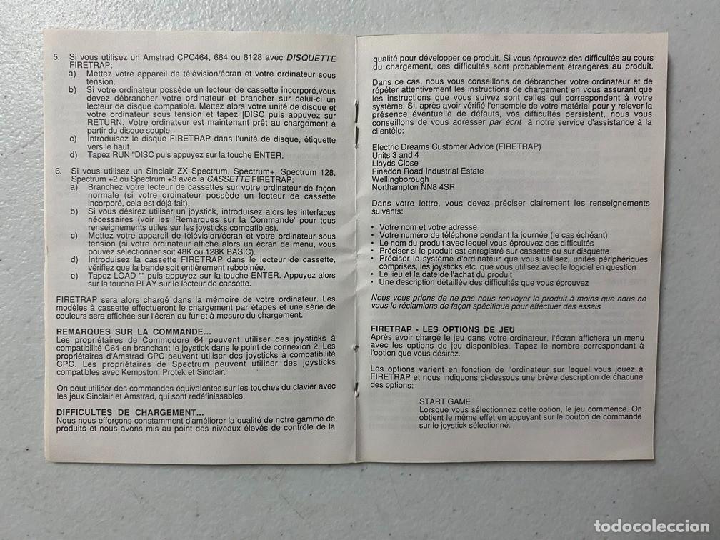 Videojuegos y consolas: FIRETRAP - VIDEOJUEGO COMMODORE 64 - C-64 - Foto 4