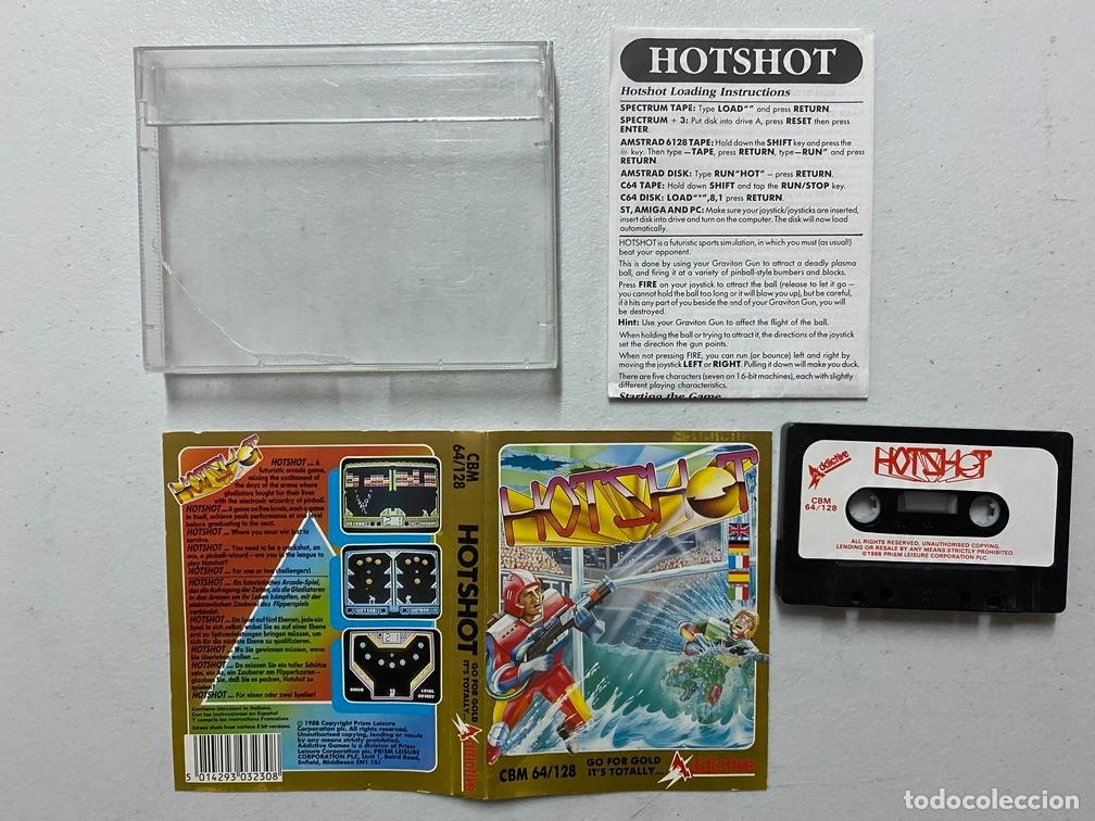 Videojuegos y consolas: HOT SHOT - VIDEOJUEGO COMMODORE 64 - C-64 - Foto 3