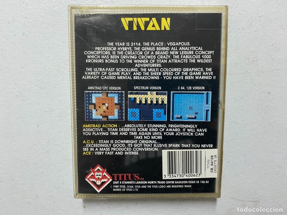 Videojuegos y consolas: TITAN - VIDEOJUEGO COMMODORE 64 - C-64 - Foto 2