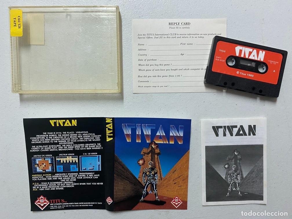 Videojuegos y consolas: TITAN - VIDEOJUEGO COMMODORE 64 - C-64 - Foto 3