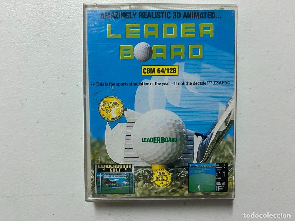 Videojuegos y consolas: LEADER BOARD - VIDEOJUEGO COMMODORE 64 - C-64 - Foto 1