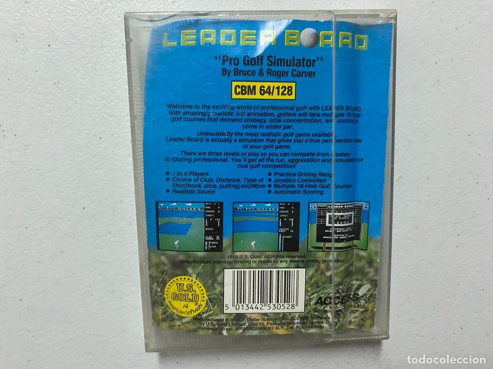 Videojuegos y consolas: LEADER BOARD - VIDEOJUEGO COMMODORE 64 - C-64 - Foto 2